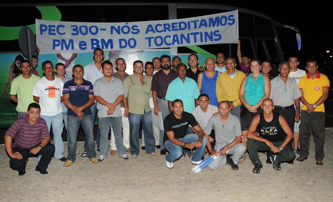 Caravana foi a Brasília pedir apoio para PEC 300