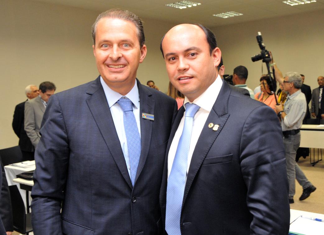 Sandoval e o governador Eduardo Campos/PE