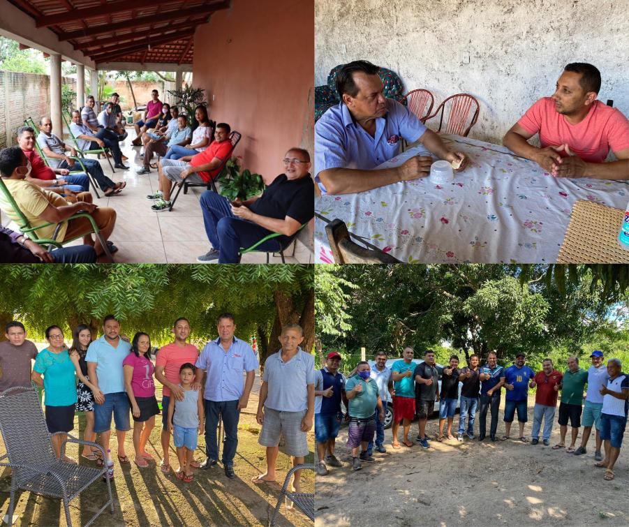 Durante final de semana, deputado Fabion visitou quatro municípios do Bico do Papagaio