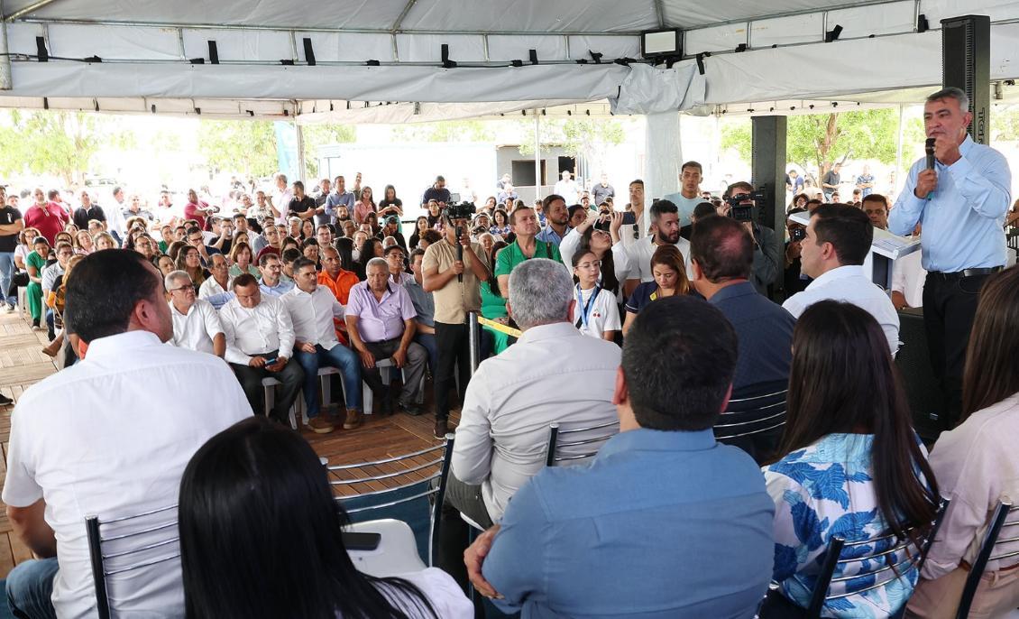 Em seus discurso, Amélio destacou empenho do Governo pela Educação.