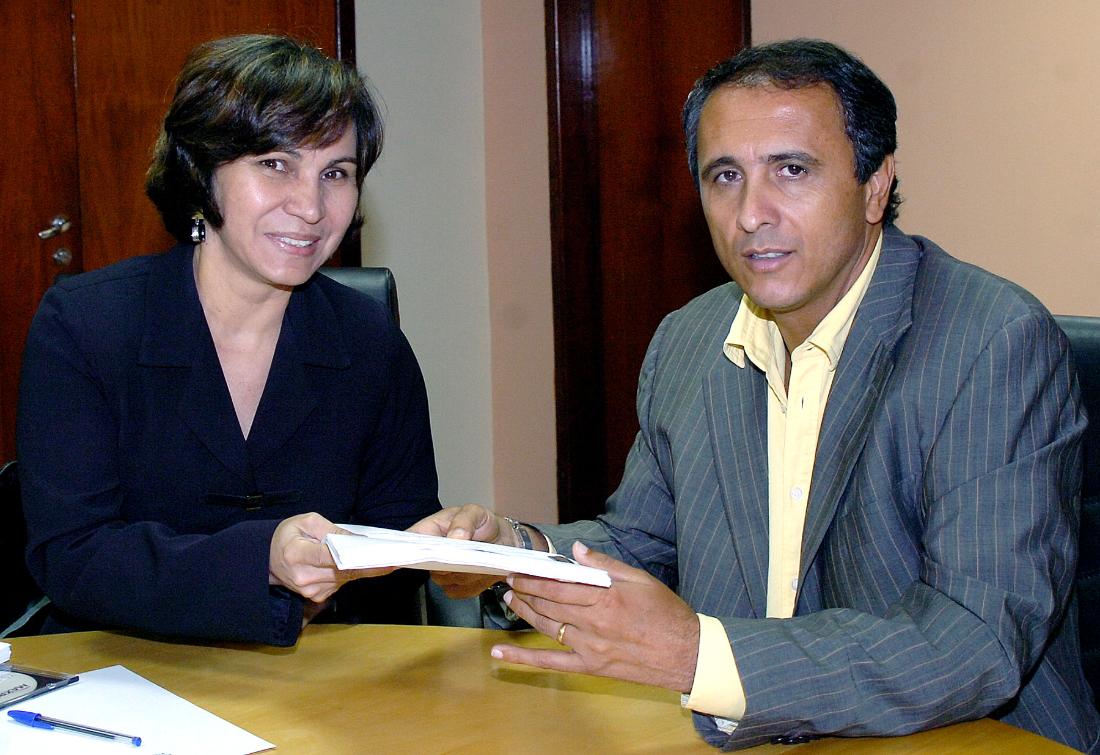 Carlos Henrique Gaguim e Leila Vilela