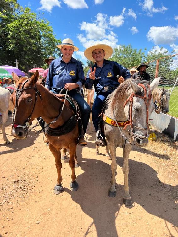 Deputado Wiston Gomes e o amigo Francimar 