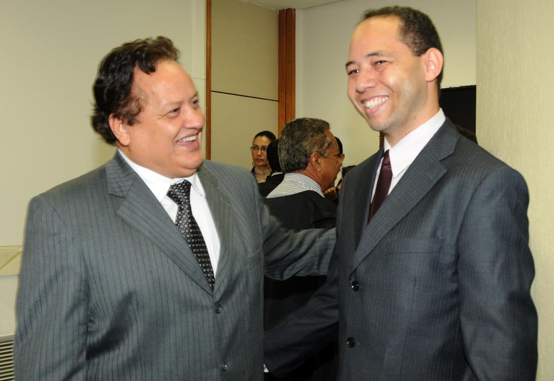 Deputado Paulo Roberto e juiz Jean Fernandes