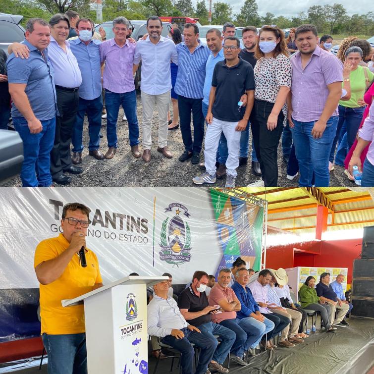 A comitiva esteve nos municípios de Buriti do Tocantins e Riachinho 