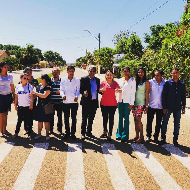  Luana entrega asfalto em Palmeirante feito com recursos deixados pelo senador João Ribeiro   