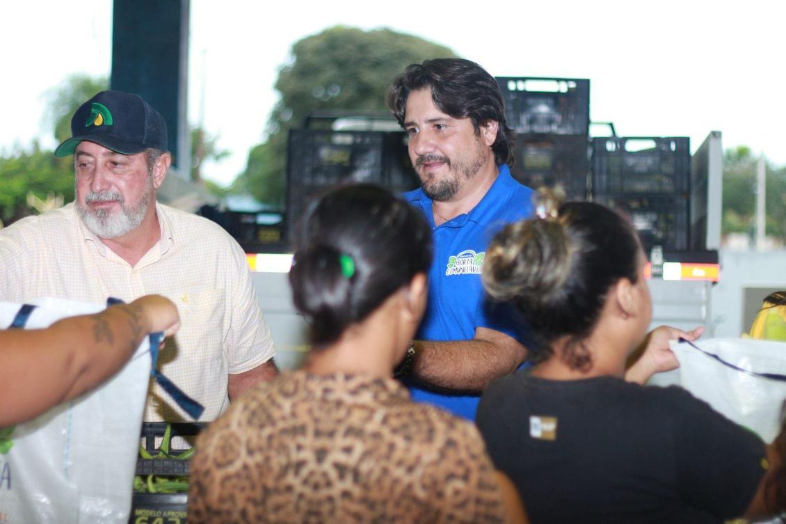 Ele quer estimular que as famílias passem a produzir seu próprio alimento