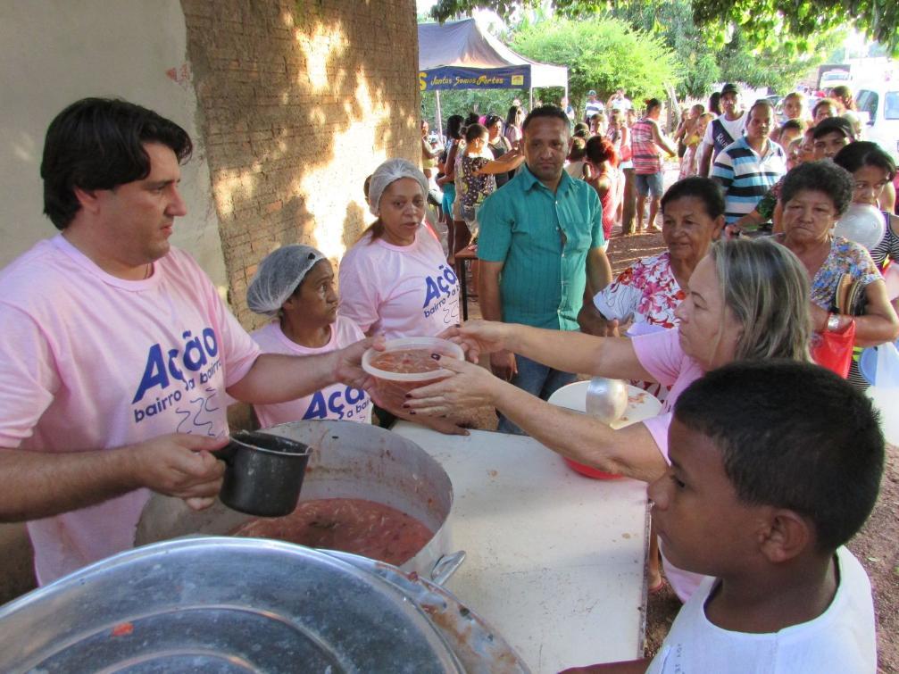  Eduardo Fortes destacou o protagonismo feminino nos projetos sociais que lidera