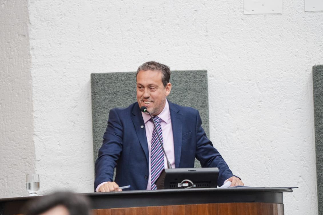 O deputado estadual usou a tribuna na sessão inaugural realizada nesta terça-feira, 04