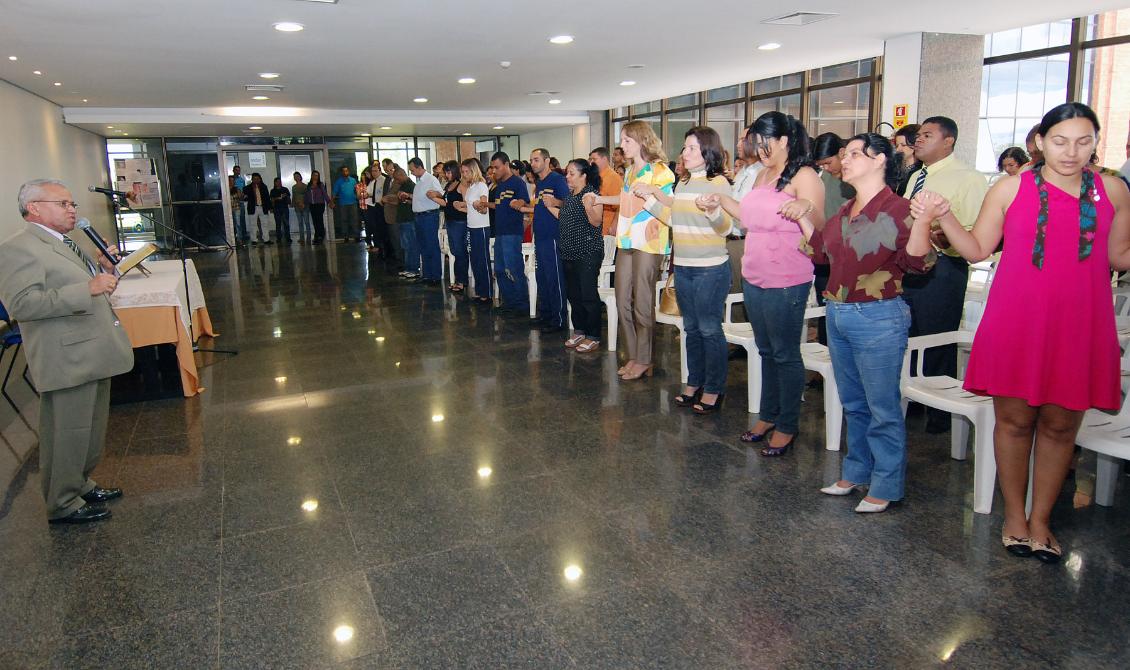 Culto Ecumênico no hall da Assembléia