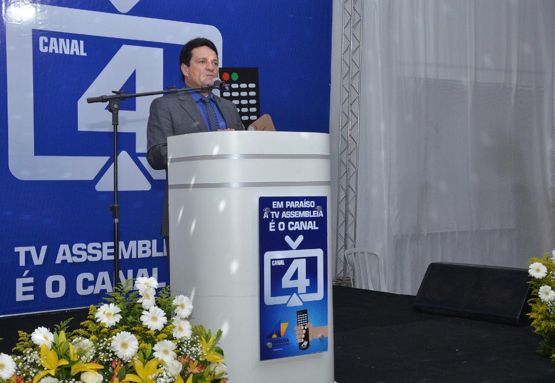 Deputado Osires Damaso inaugura TV ASSEMBLEIA  em Paraíso do Tocantins