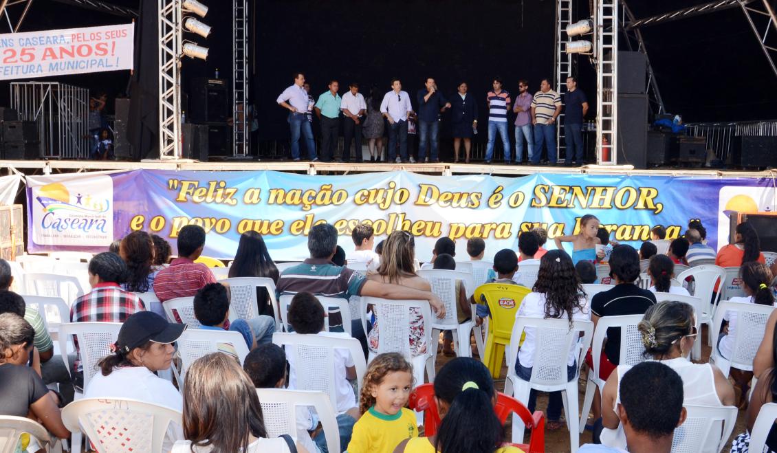 Damaso comemora com lideranças políticas os 25 anos de Caseara