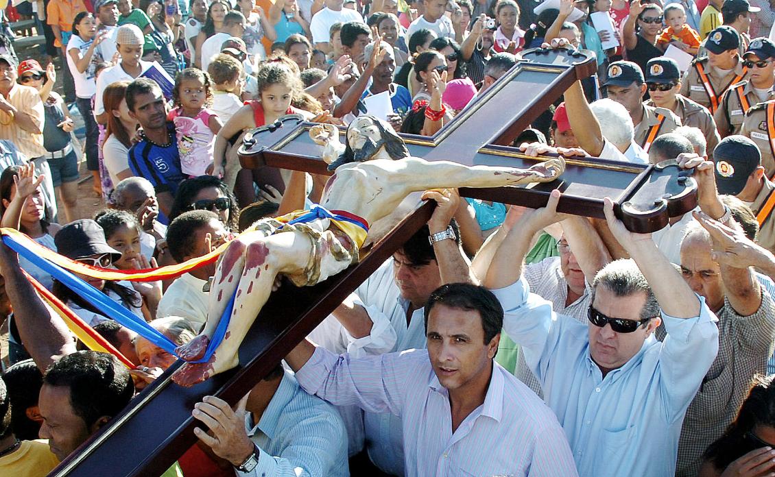 Carlos Gaguim durante Romaria do Bonfim