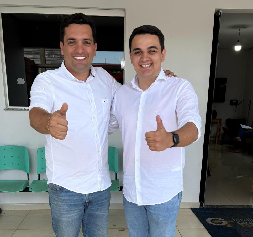 Deputado Gutierres Torquato e vereador de Gurupi Pedro Moraes